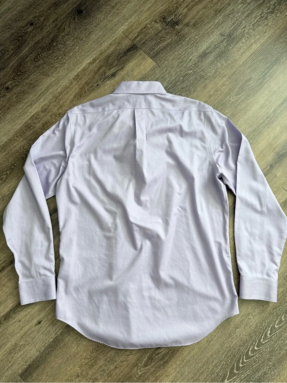 Banana Republic Men’s Dress Shirt M Lavender Non-Iron 100% Cotton Classic Fit NW